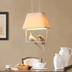 2 oiseaux / Blanc chaud