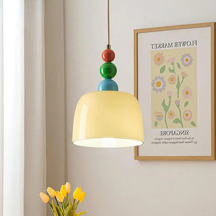 Lustre suspension en verre pour décoration nordique élégante — LZ4X9M