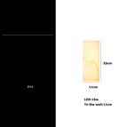 White hardware / Warm light / 33cm