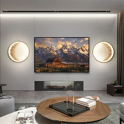 Applique murale LED ronde au design post-moderne pour intérieur — LZ4X9D2