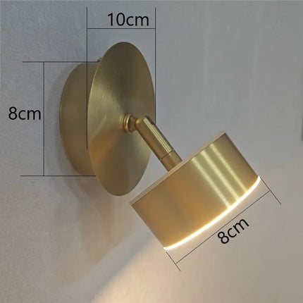 Applique murale LED réglable en fer d'art contemporain — LZ4X9T2