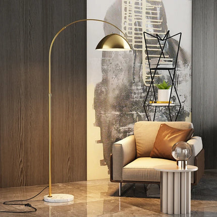 Lampadaire LED de luxe en marbre design italien — LZ4X9T2