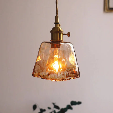 Suspension moderne en verre avec éclairage LED pour intérieur — LZ4X9J
