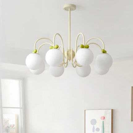 Lustre en verre de style français pour hôtel — LZ4D7Q2