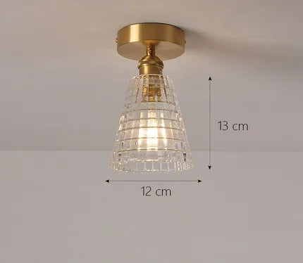 Plafonnier moderne en verre lumineux pour intérieur et extérieur — LZ4QX9