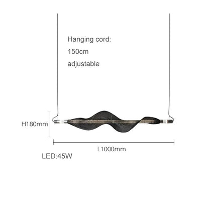 Lustre LED tendance en acrylique design moderne 2024 — LZ7QX9