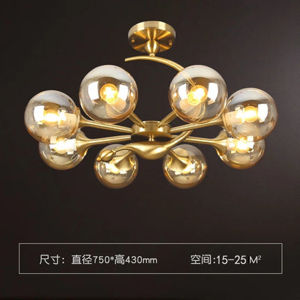 Lustre suspension nordique post-moderne style américain simple — LZ4X9P
