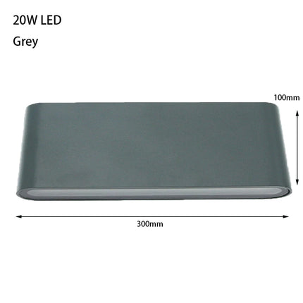 applique murale led moderne étanche luminaire décoratif intérieur extérieur aluminium