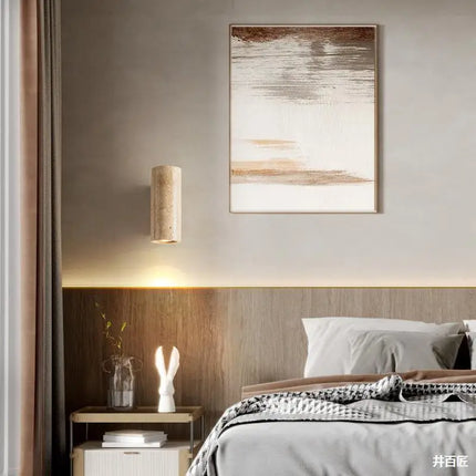 Applique murale LED en pierre naturelle avec réglage de température — LZ4XJ9