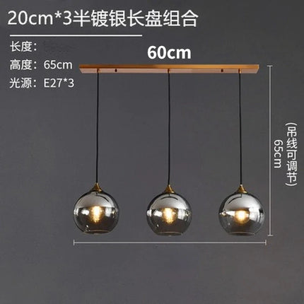 Lustre suspension en verre au design nordique pour intérieur — LZ4P7XQ