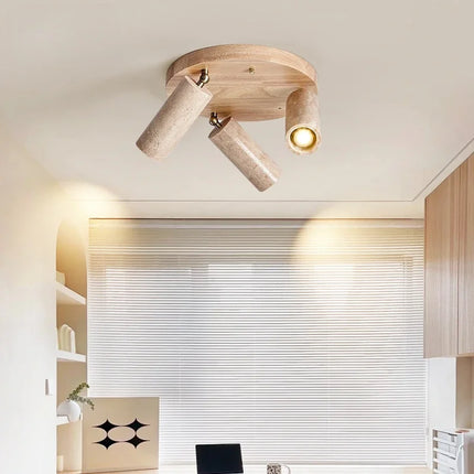 Plafonnier LED style japonais vintage pour intérieur et extérieur — LZ4X9M