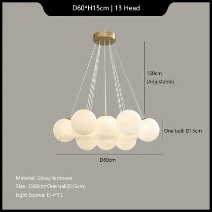 Suspension moderne minimaliste style français Haricot Magique — LZ4X9P
