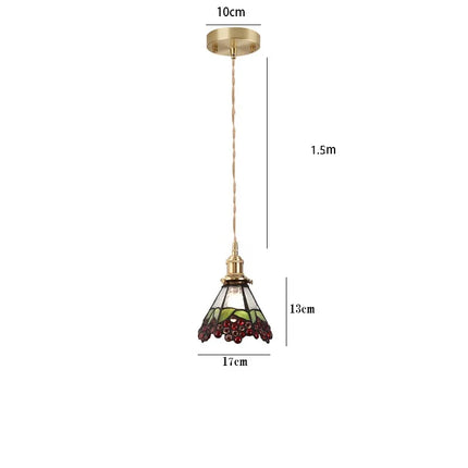 Suspension en verre teinté au style nordique pour éclairage industriel — LZ4X9M