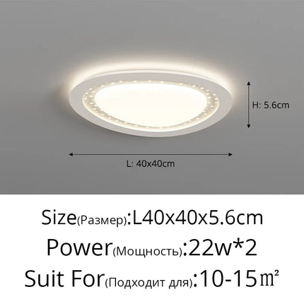 Lustre LED moderne galets style gypsophile avec protection des yeux — LZ4X9T1