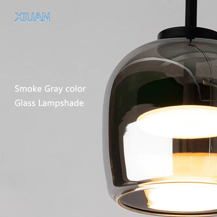 Lampe de chevet suspension en verre simple pour luminaire — LZ4X9P