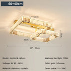L60 L40cm 110W / Lumière tamisée à distance / Corps d'or