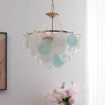 Lustre suspension en verre pour salon, cuisine et salle à manger — LZ7D9X