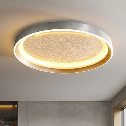 Plafonnier rond moderne effet ciel étoilé pour chambre et balcon — LZ4X9P