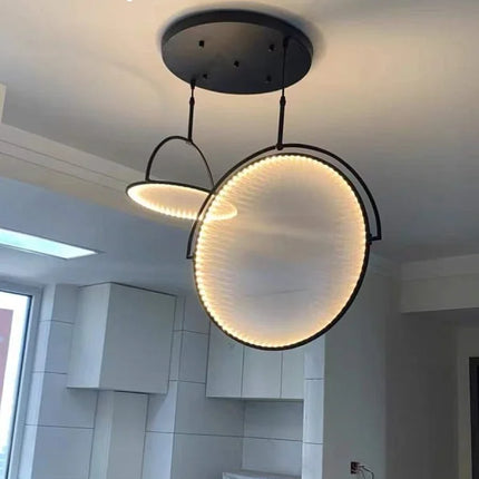 Suspension ronde en tissu danois pour décoration intérieure — LZ4X9T