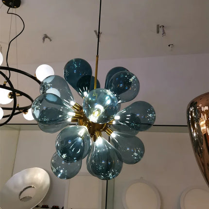 Suspension lustre boule en verre avec LED style nordique — LZ4X9T
