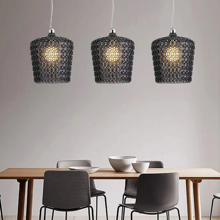 lustre suspendu à led en acrylique design nordique pour éclairage intérieur