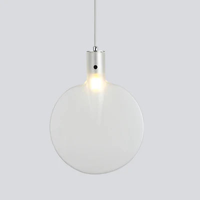 Suspension en verre avec abat-jour raquette de tennis design lumineux — LZ4X9P