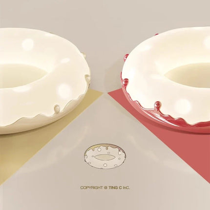 Plafonnier en forme de beignet pour chambre d’enfant, design chaleureux — LZ4X9P