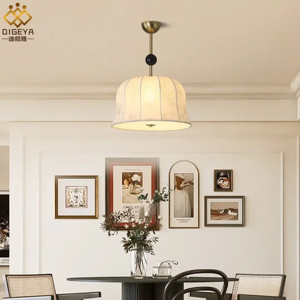 Lustre en tissu français haut de gamme pour intérieur — LZ4X9P2