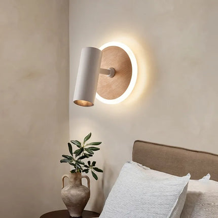Applique murale LED pivotante pour lecture ambiance wabi-sabi — LZ4X9T2