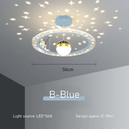 Lustre LED rond à gradation pour chambre d’enfant — LZ4X9T1