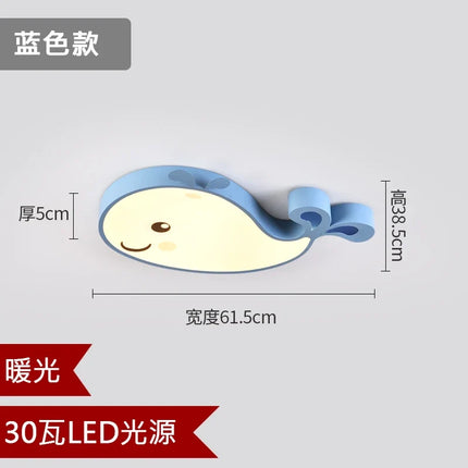 Plafonnier LED créatif en forme de baleine pour chambre d’enfant moderne — LZ4X9P2