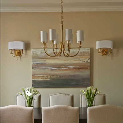 Lustre suspension style rural américain en cuivre nordique — LZ4X9T