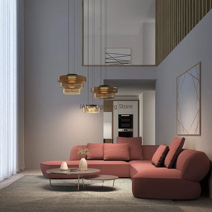 Suspension design en verre série Levels pour décoration moderne — LZ7D9Q