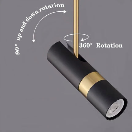 Spot LED dimmable rotatif 360° avec ampoule remplaçable — LZ4X9M