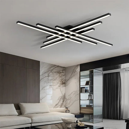Plafonnier LED à bande longue design contemporain — LZ4X9M