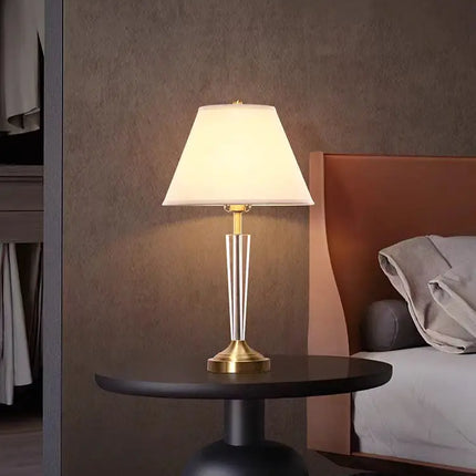 Lampe de chevet en cristal et cuivre style européen de luxe — LZ4X9P2Q