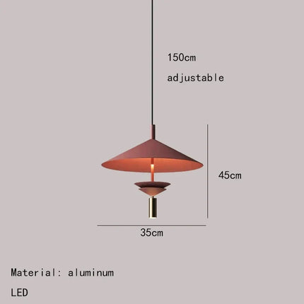 suspension en métal pour intérieur moderne avec lumière douce