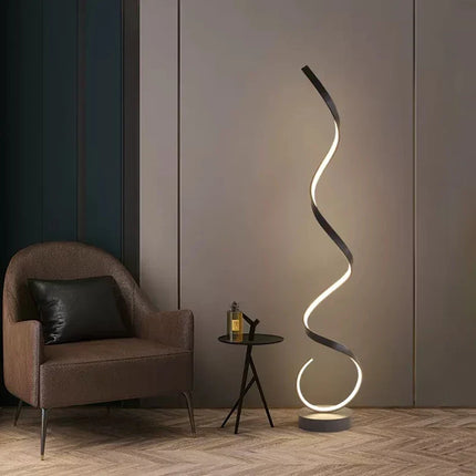 Lampadaire moderne à éclairage LED bande intégrée — LZ4X9P2