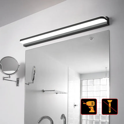 Applique murale LED étanche miroir 9W-12W pour salle de bain et salon — LZ4X9T