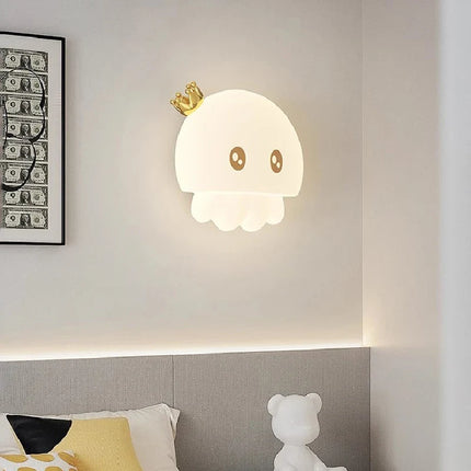 Lampe de chevet poulpe mignon pour chambre enfant, décoration créative — LZ4P9XQ