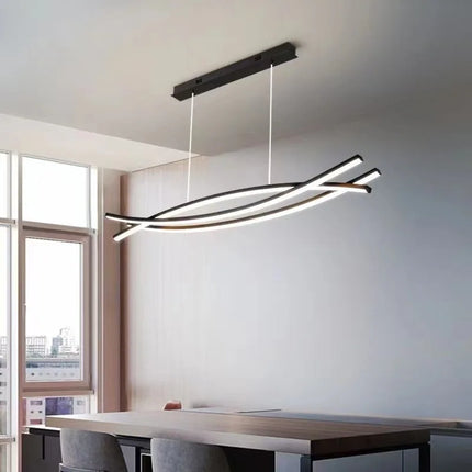 Lustre LED en aluminium moderne avec hauteur réglable — LZ4X9P2