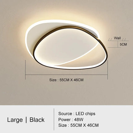 Lustre LED moderne et simple pour décoration maison Tondi — LZ4P9XJ