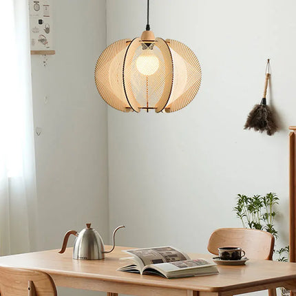Suspension en tissu et bois pour magasin et hôtel — LZ4X9T2