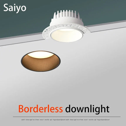 Spot LED encastrable sans bordure avec ampoules remplaçables pour intérieur — LZ4X9J