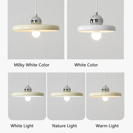 Lustre suspension Bauhaus forme UFO pour salle à manger et salon — LZ4XJ7