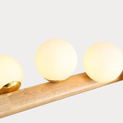 Suspension LED minimaliste en bois au design moderne — LZ4X9P2