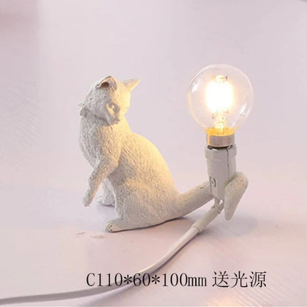Lampe de table décorative en résine animalière — LZ4X9QJ