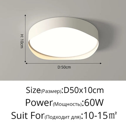 Plafonnier LED moderne minimaliste à économie d'énergie et protection des yeux — LZ4X9T