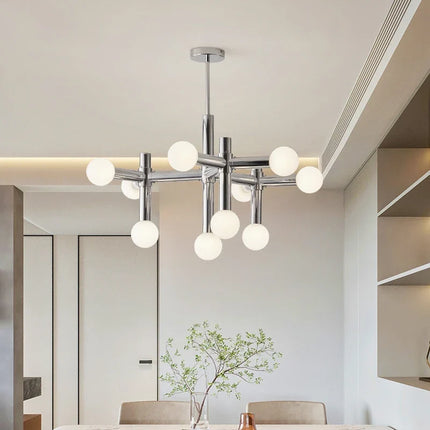 Lustre suspension design nordique en verre et métal — LZ4P9XQ