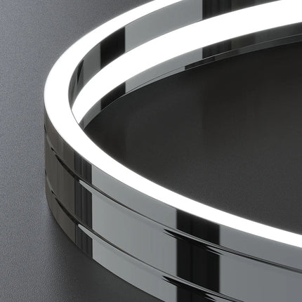 lustre moderne en métal pour éclairage intérieur élégant